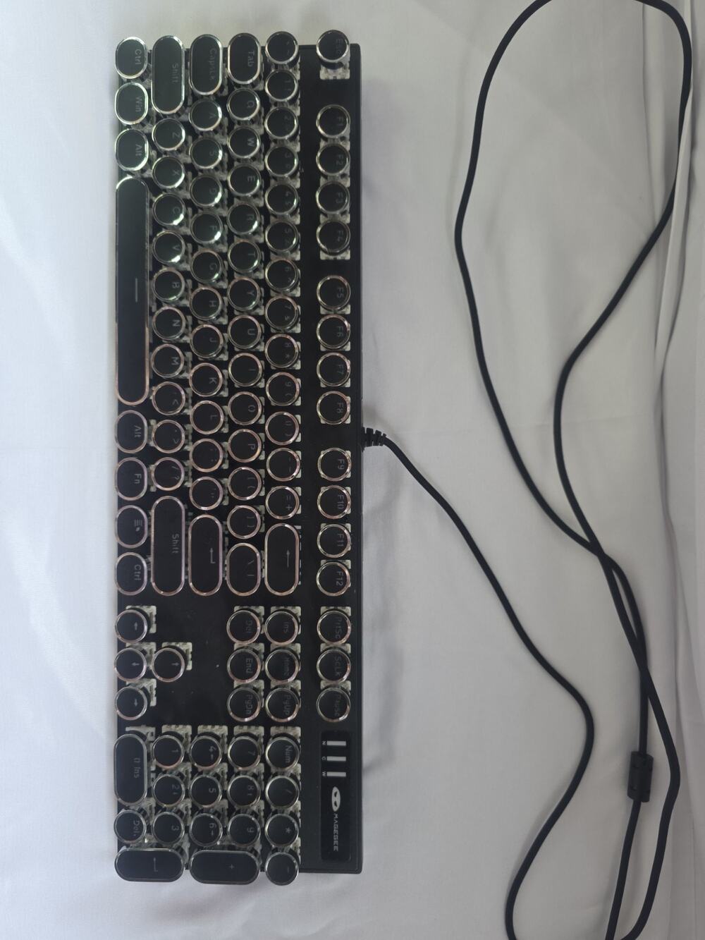 MAGEGEE MK-STORM Mechanical Keyboard USB Wired 104 Keys QWERTY Black